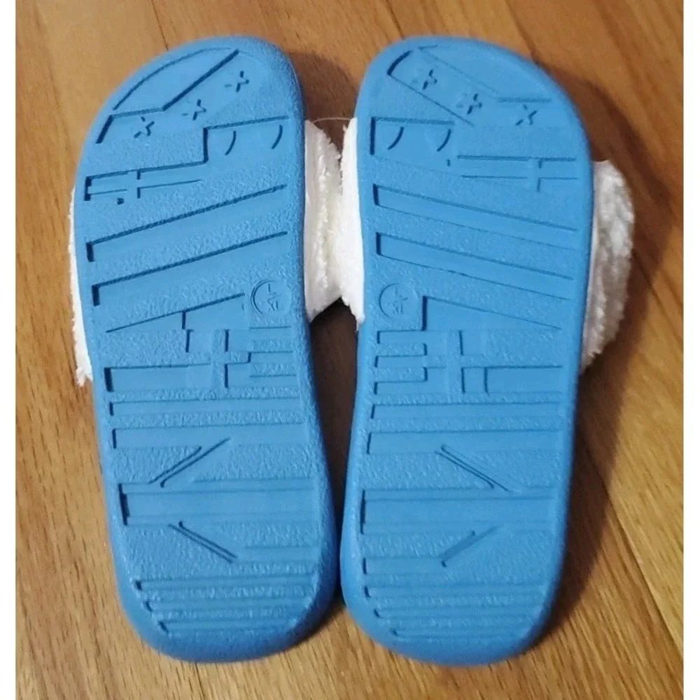 TRUE BLUE SPA Shoes Sandals‎ Massaging Terry Cloth Loop Womens L/XL